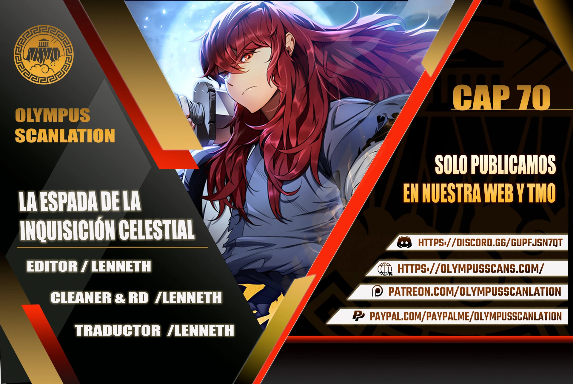 Espada de la inquisición celestial capítulo 70 página 1