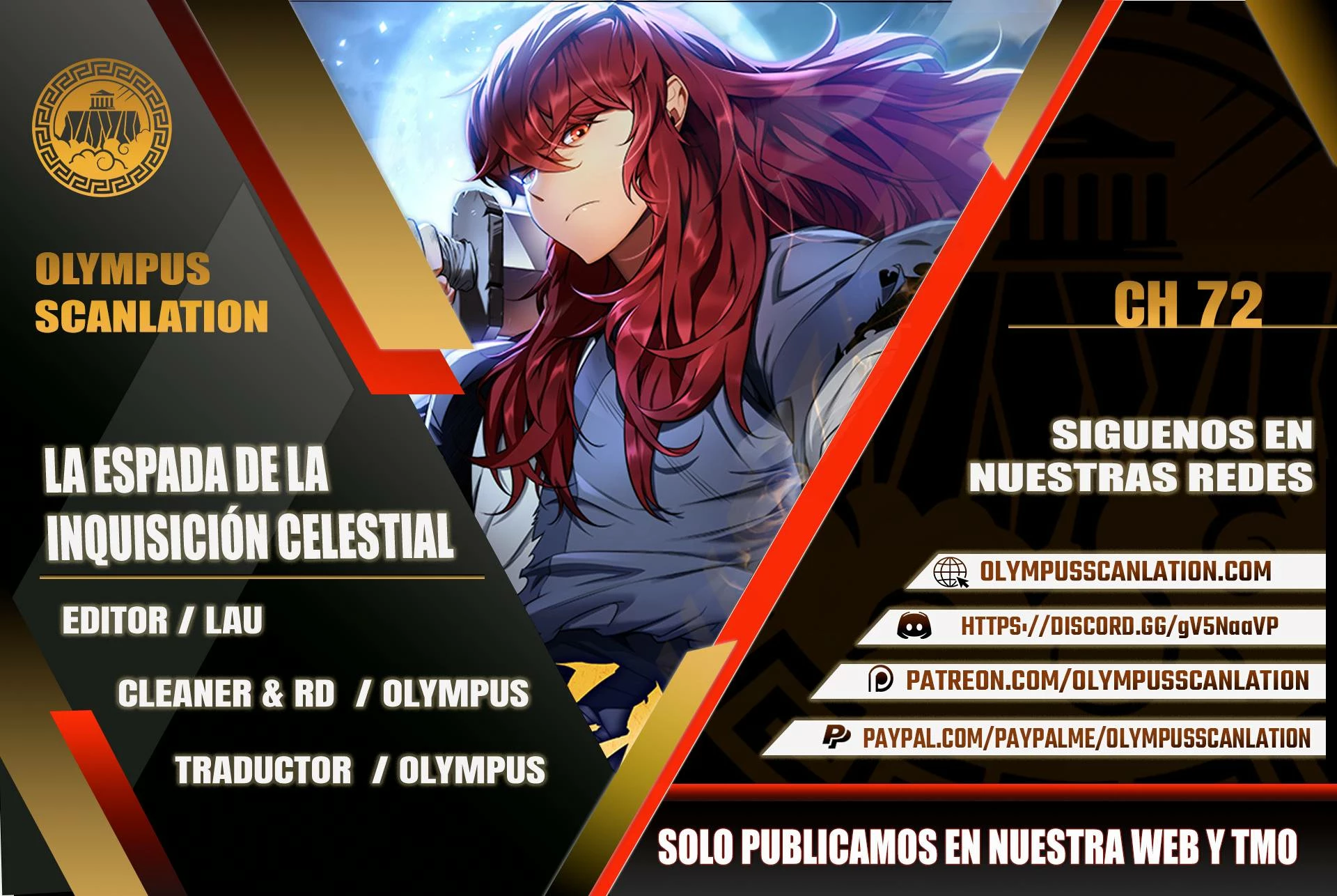 Espada de la inquisición celestial capítulo 72 página 1