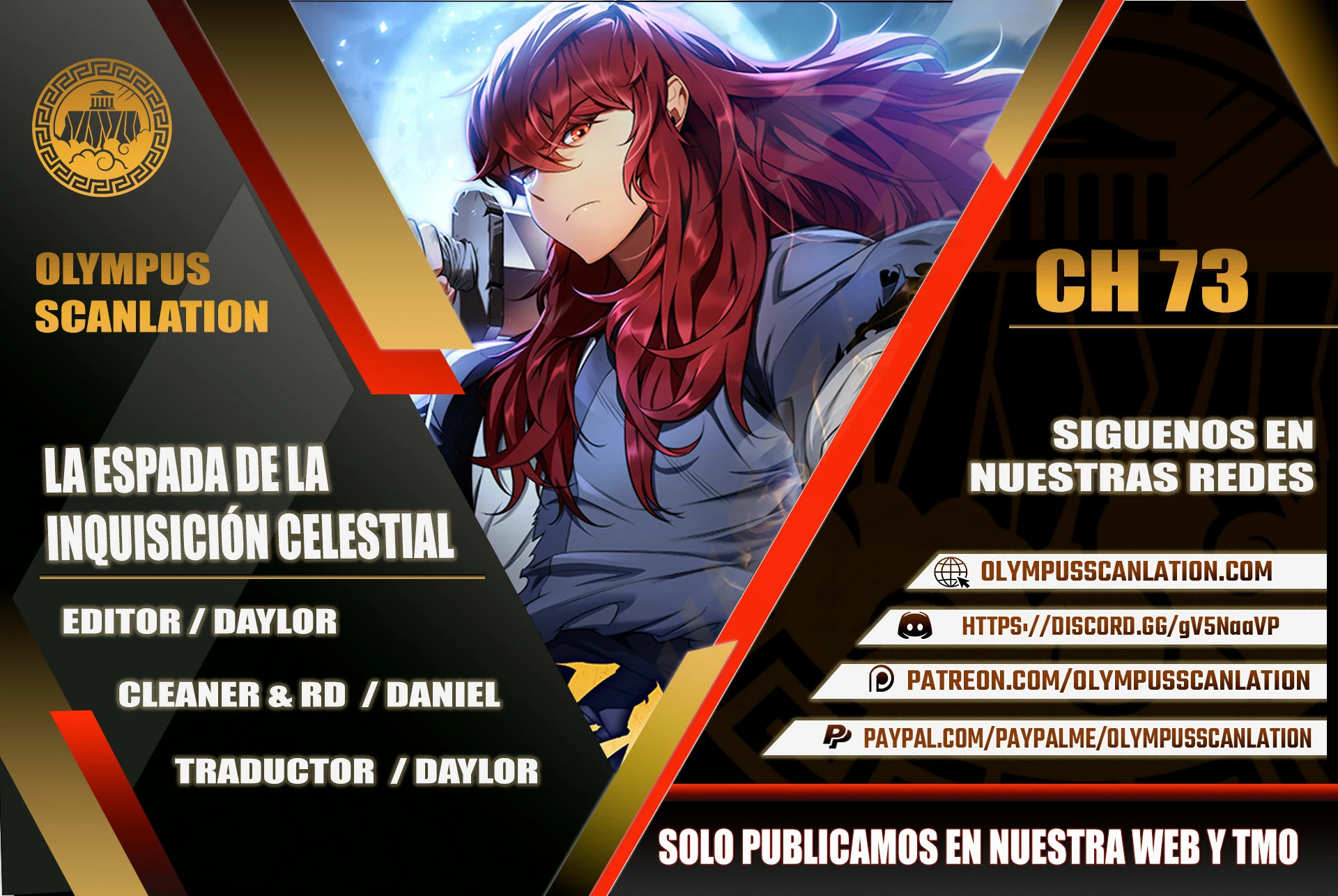 Espada de la inquisición celestial capítulo 73 página 1