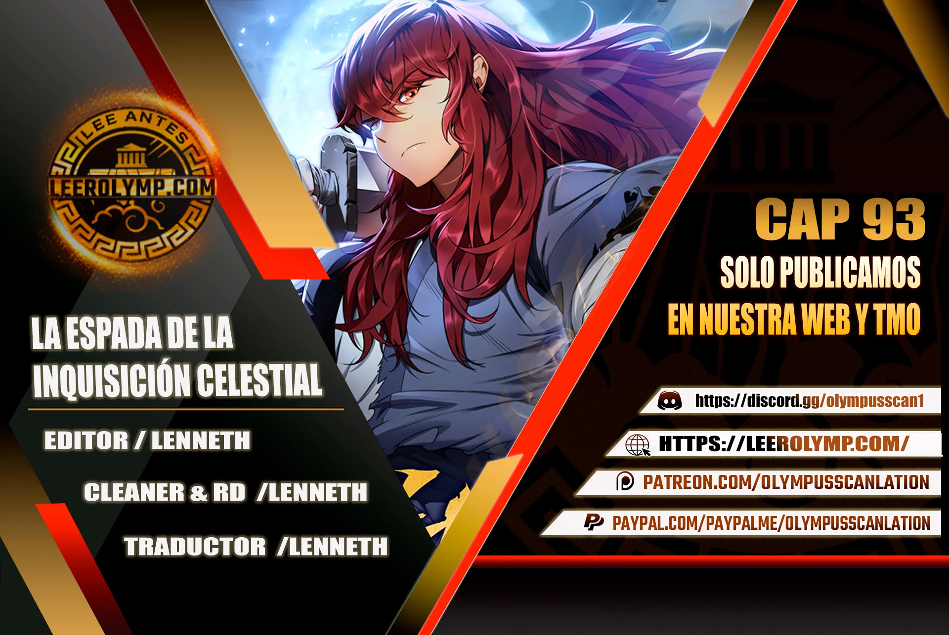 Espada de la inquisición celestial capítulo 93 página 1
