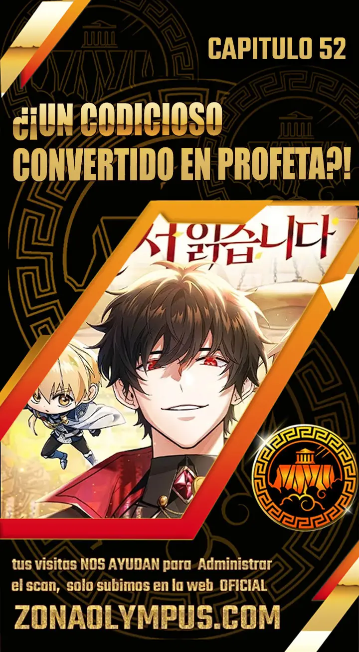 ¿¡Un codicioso convertido en profeta!? capítulo 52 página 1