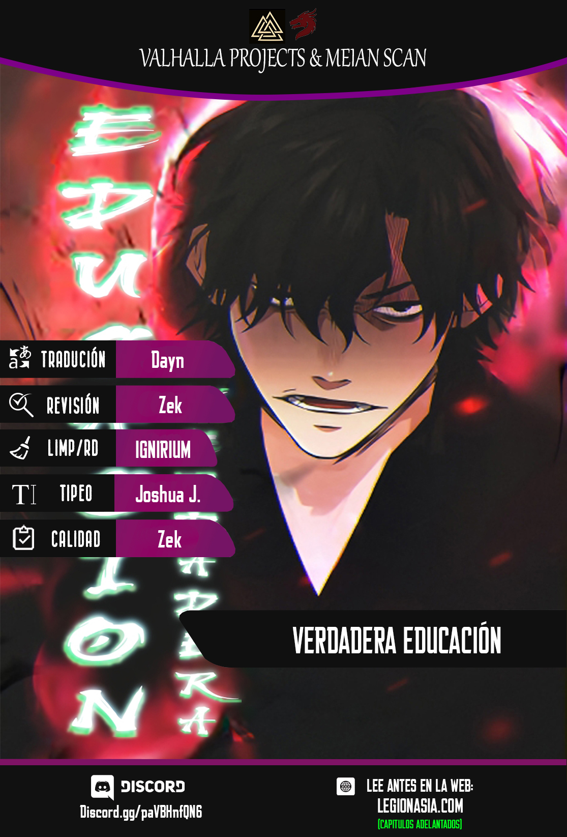 Verdadera Educación capítulo 32 página 1