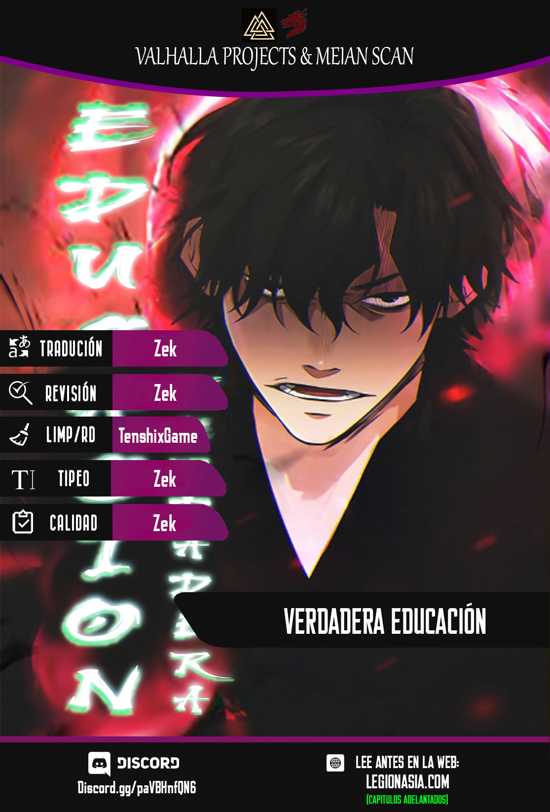 Verdadera Educación capítulo 6 página 1
