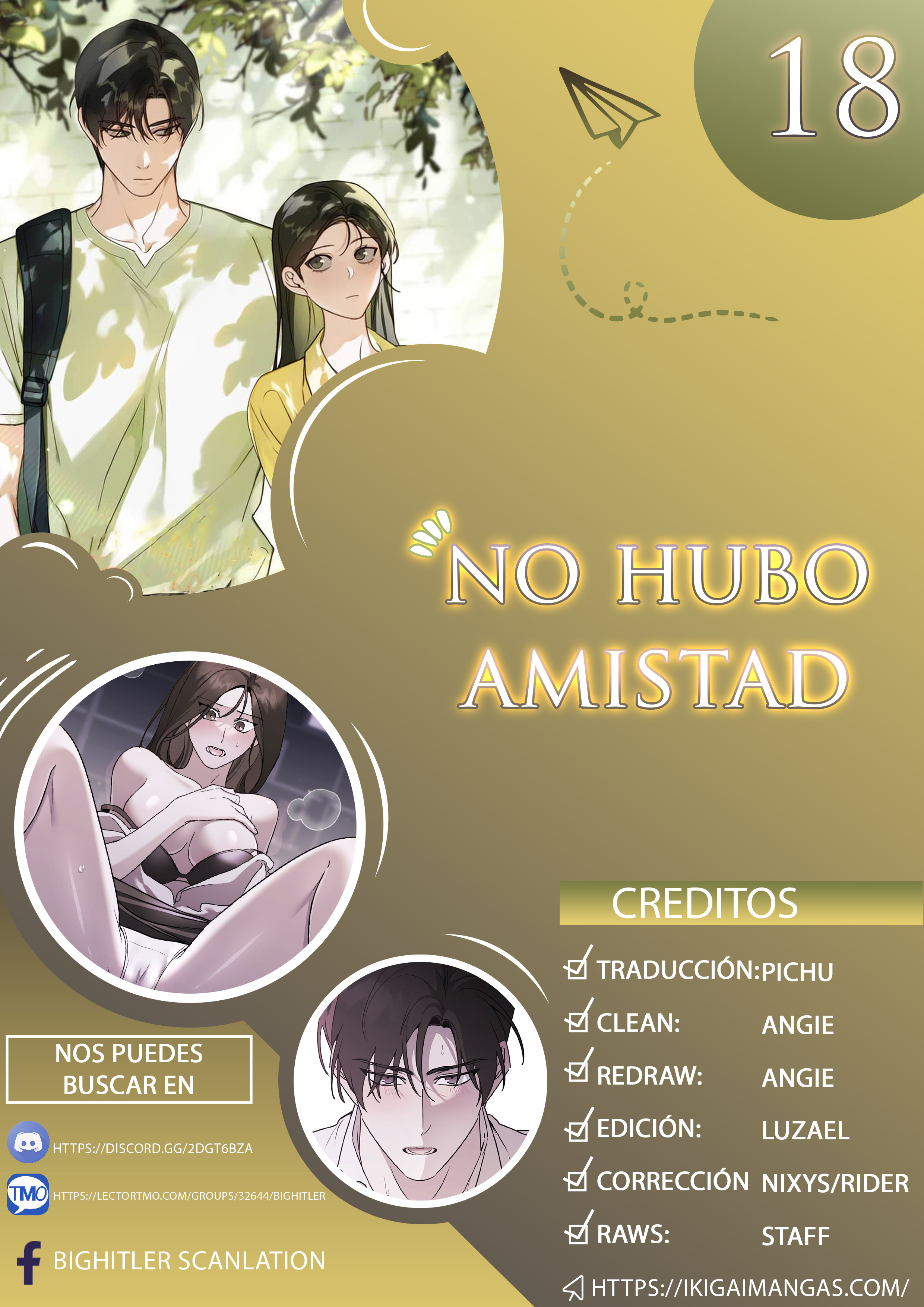 No hubo Amistad capítulo 18 página 1