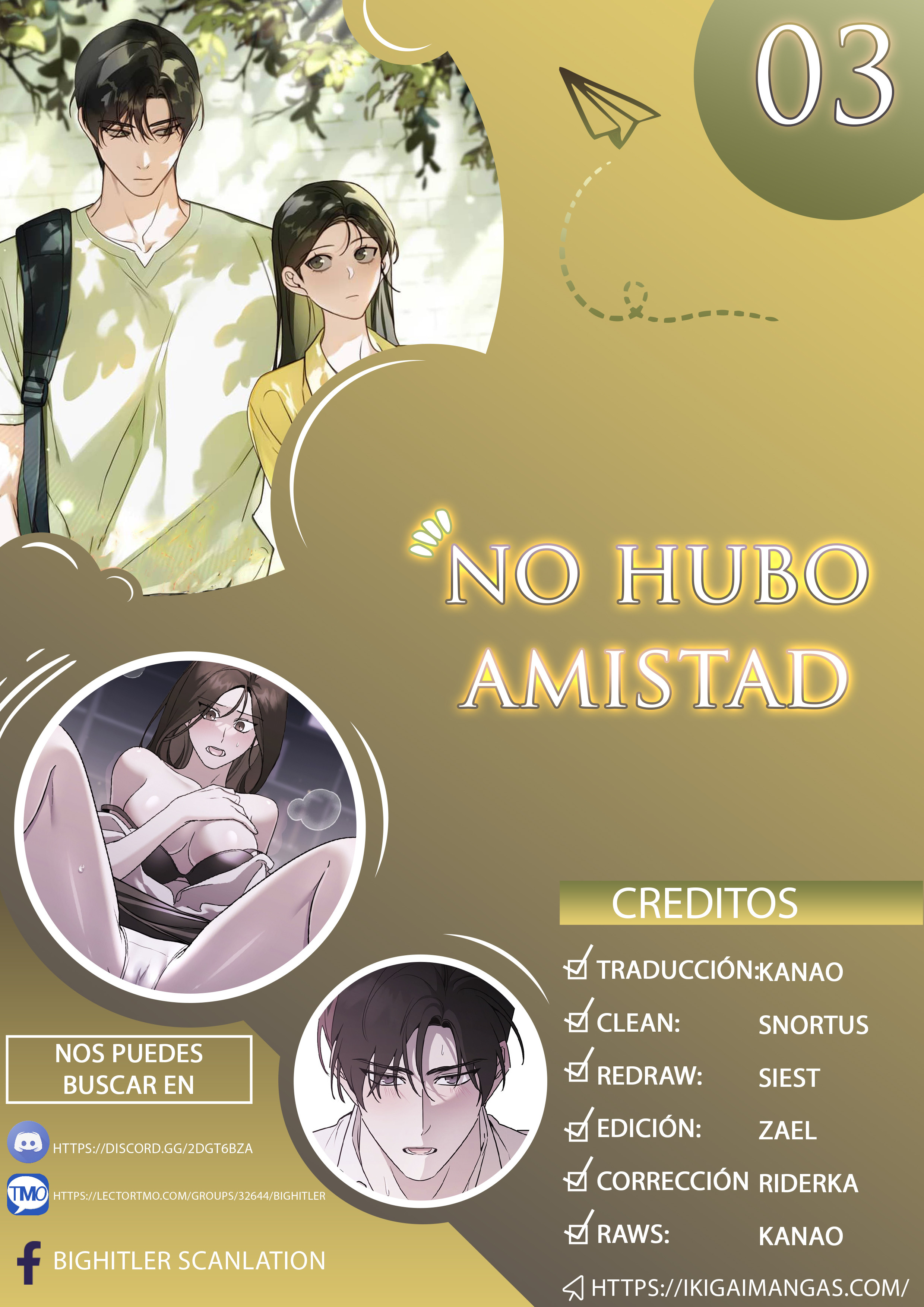 No hubo Amistad capítulo 3 página 1
