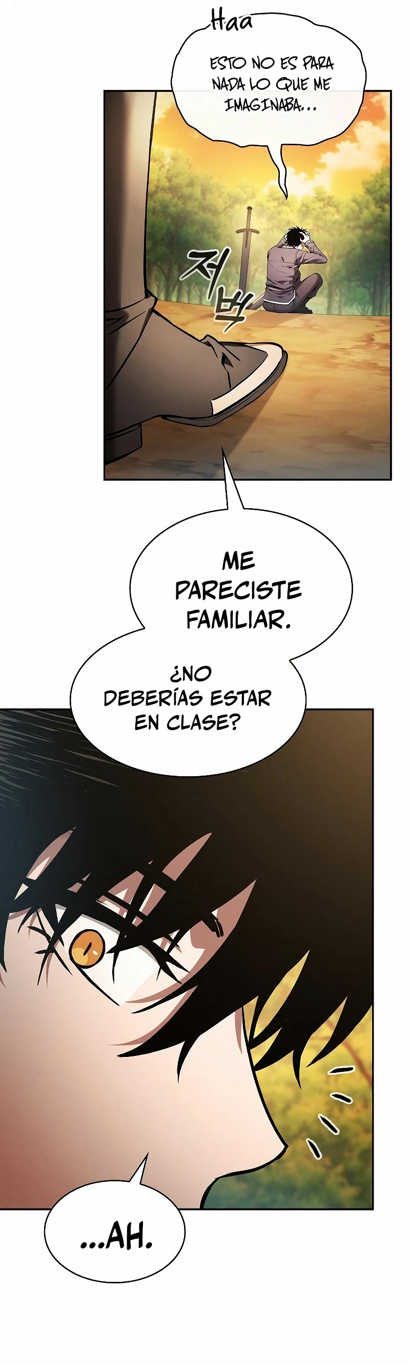 El maestro de la espada Genio de la academia capítulo 19 página 35