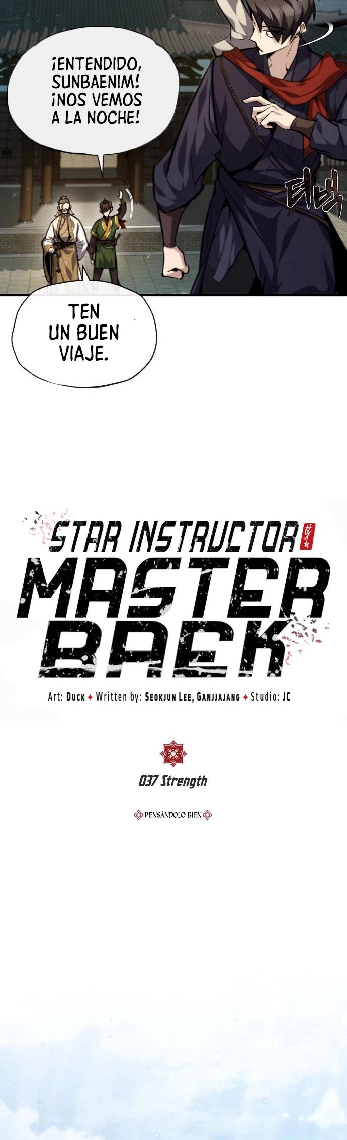 Instructor Estelar Maestro Baek capítulo 37 página 6