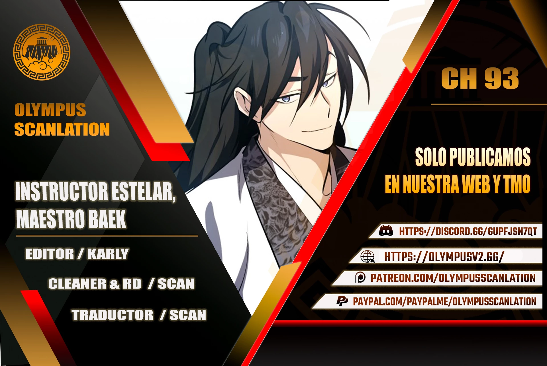 Instructor Estelar Maestro Baek capítulo 93 página 1