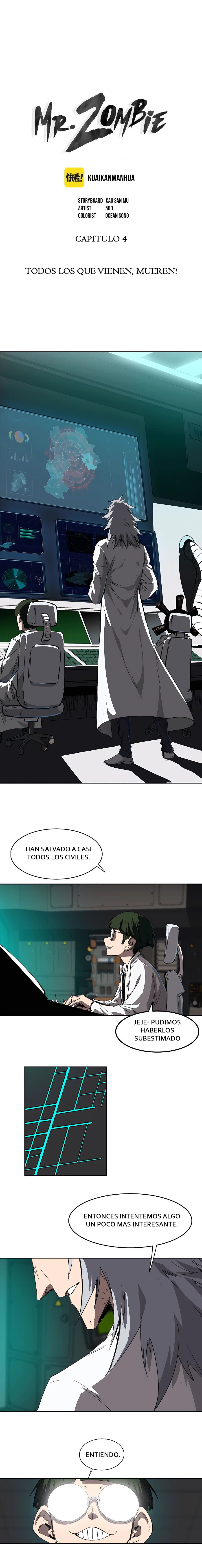 Maestro Zombi capítulo 4 página 1