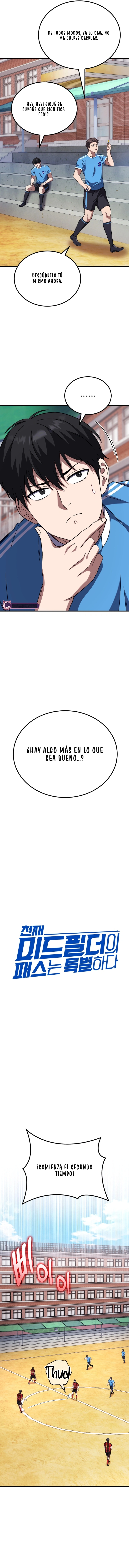 LOS OJOS DEL CENTROCAMPISTA SON ESPECIALES capítulo 5 página 4