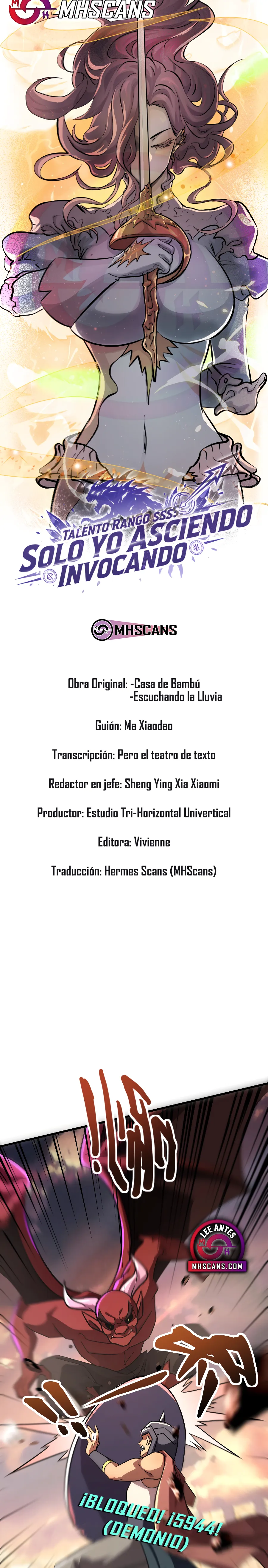 Talento Rango SSS: Solo Yo Asciendo Invocando capítulo 144 página 4