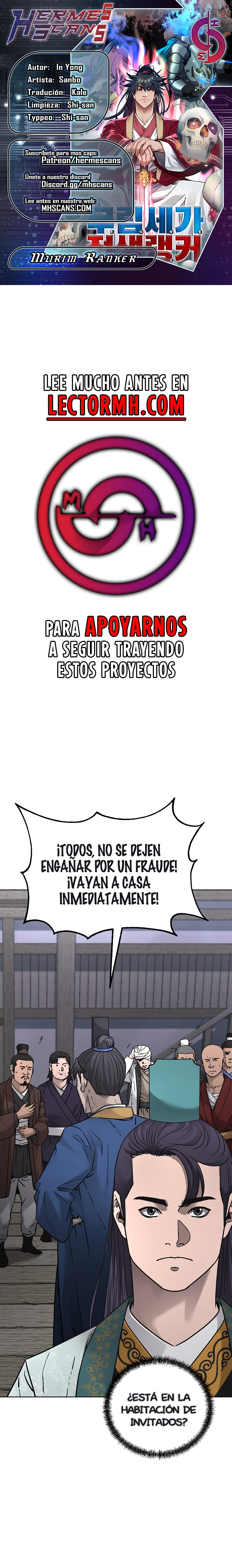 Murim Ranker capítulo 138.1 página 1