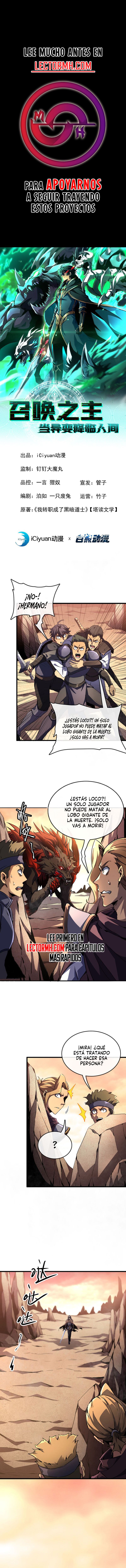 ¡Señor de las Invocaciones! Mutación Repentina capítulo 3 página 2