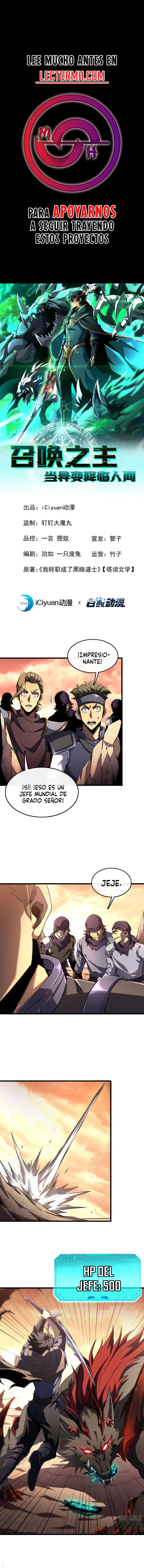¡Señor de las Invocaciones! Mutación Repentina capítulo 4 página 2