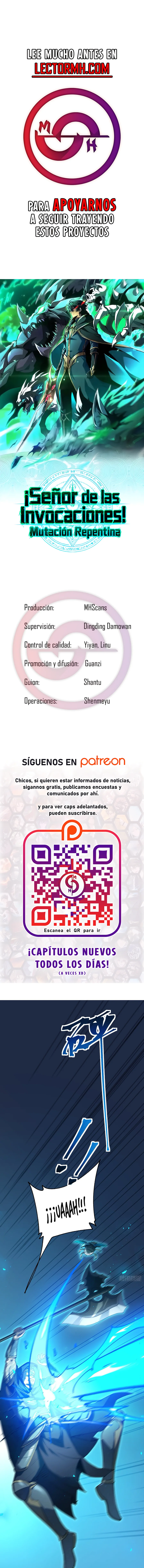 ¡Señor de las Invocaciones! Mutación Repentina capítulo 71 página 2