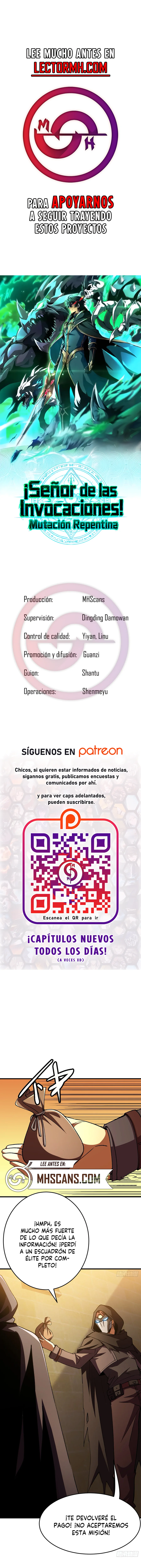 ¡Señor de las Invocaciones! Mutación Repentina capítulo 73 página 2