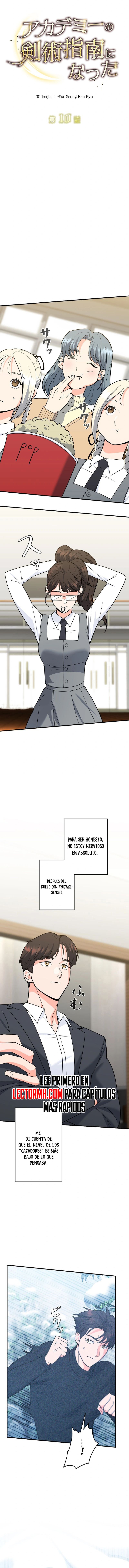 Convertido en Instructor de Esgrima de la Academia capítulo 10 página 12