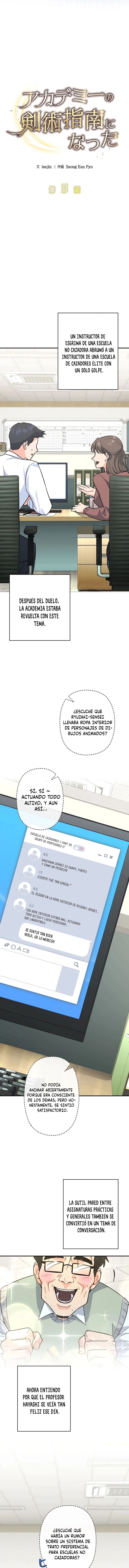 Convertido en Instructor de Esgrima de la Academia capítulo 5 página 8