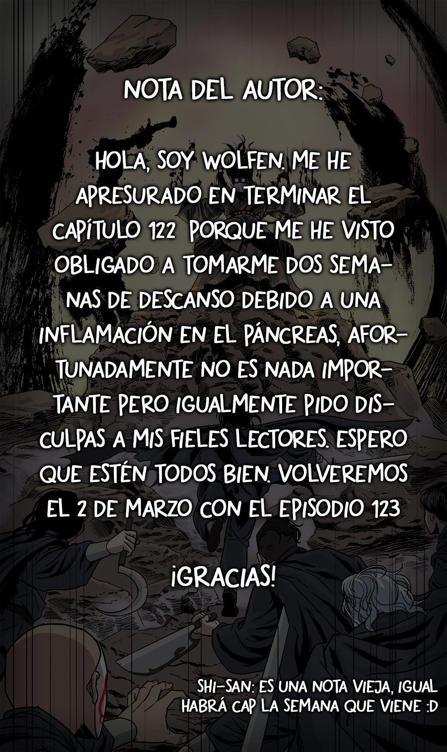El Maestro Débil capítulo 122.5 página 1