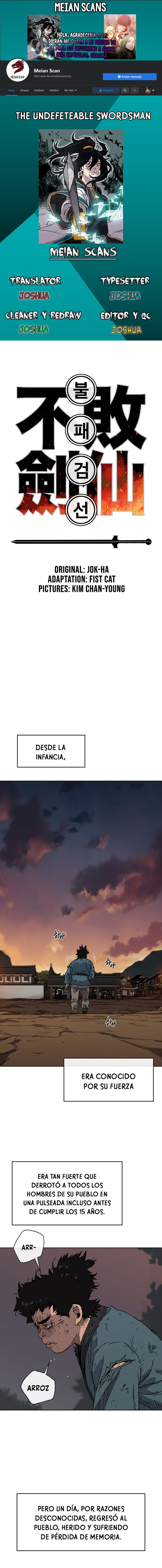 El Espadachín Invencible capítulo 1 página 1