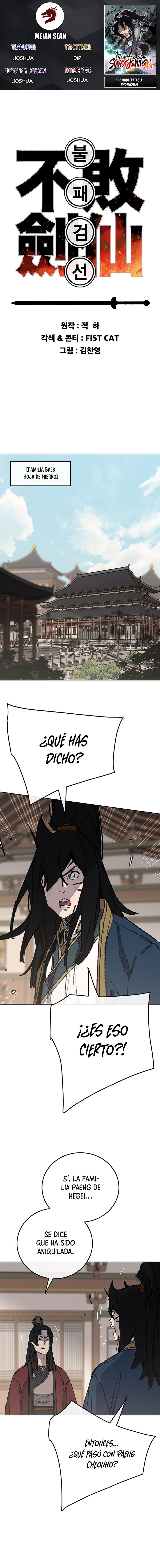 El Espadachín Invencible capítulo 178 página 1