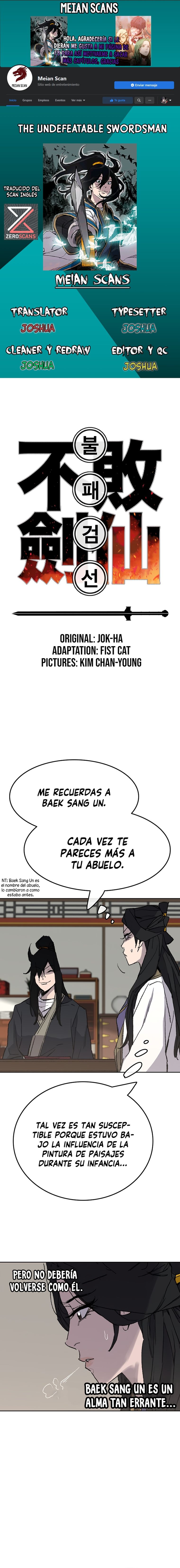 El Espadachín Invencible capítulo 54 página 1