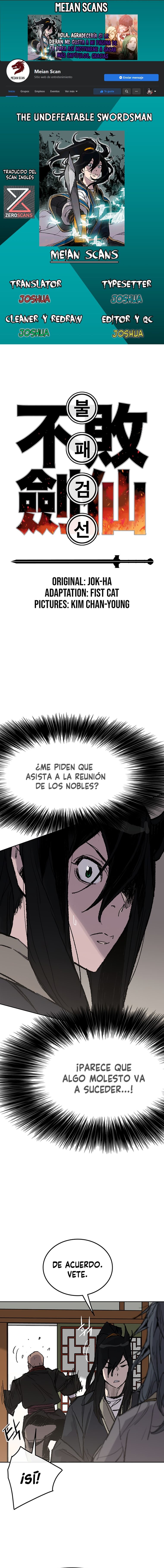 El Espadachín Invencible capítulo 58 página 1