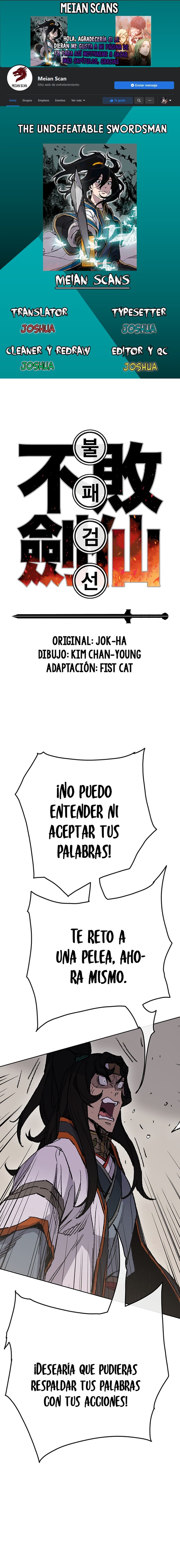 El Espadachín Invencible capítulo 65 página 1