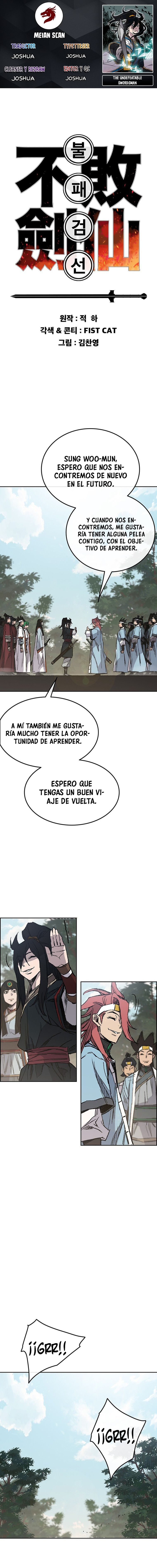 El Espadachín Invencible capítulo 72 página 1