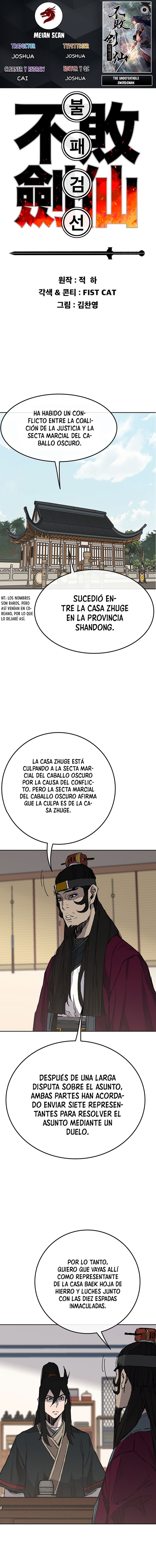 El Espadachín Invencible capítulo 85 página 1