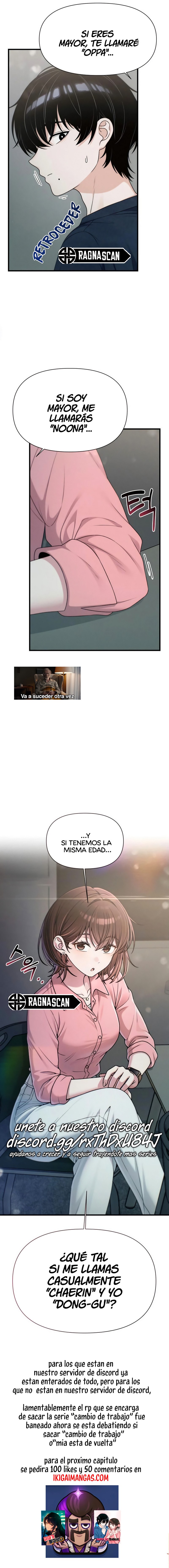 Cambio de trabajo. capítulo 50 página 18