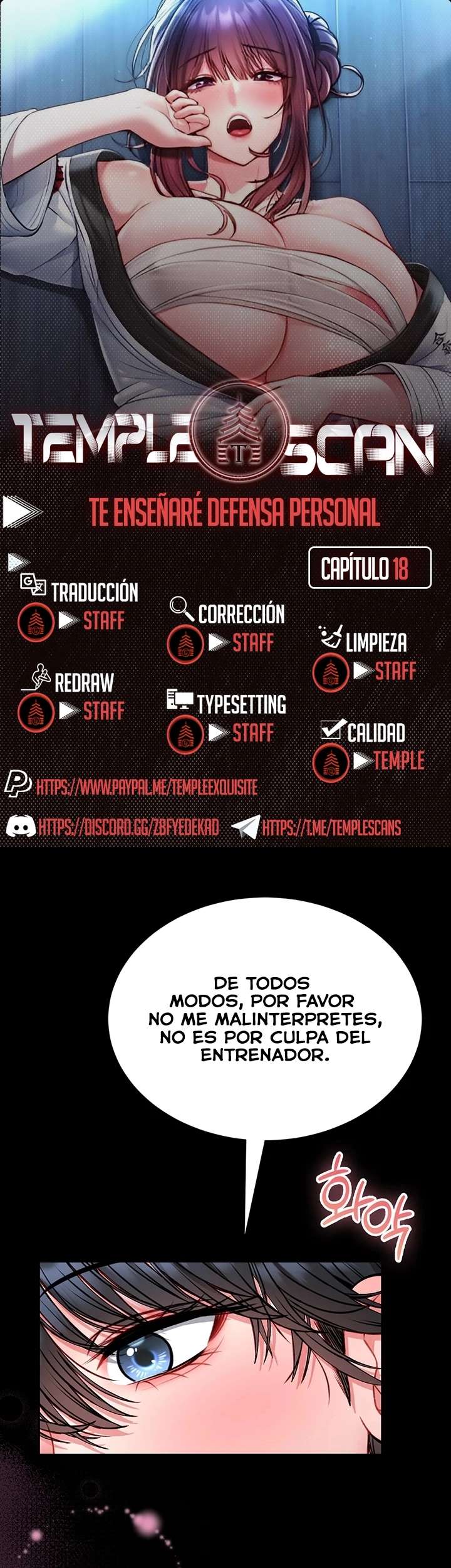 Te Enseñaré Defensa Personal capítulo 18 página 1