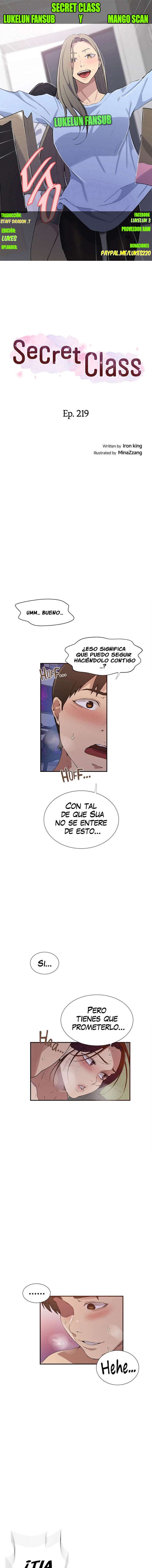 Clases Secretas capítulo 219 página 1