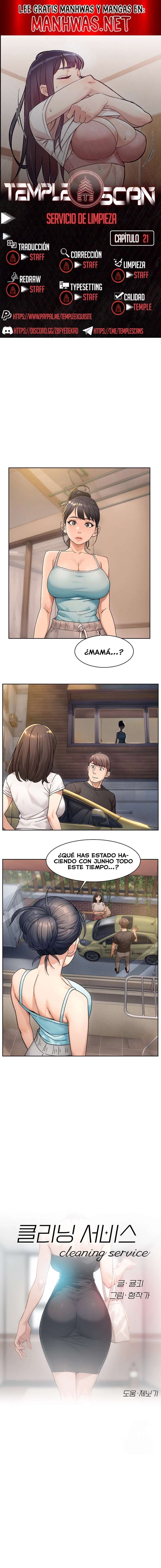 Servicio de limpieza capítulo 21 página 1