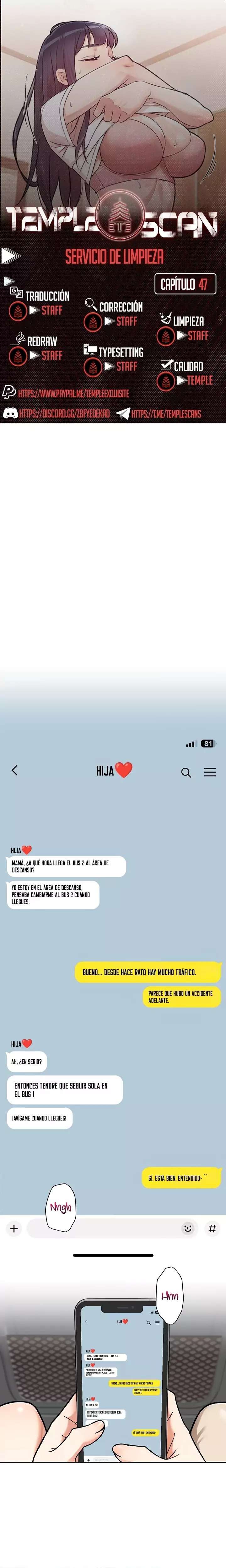 Servicio de limpieza capítulo 47 página 1