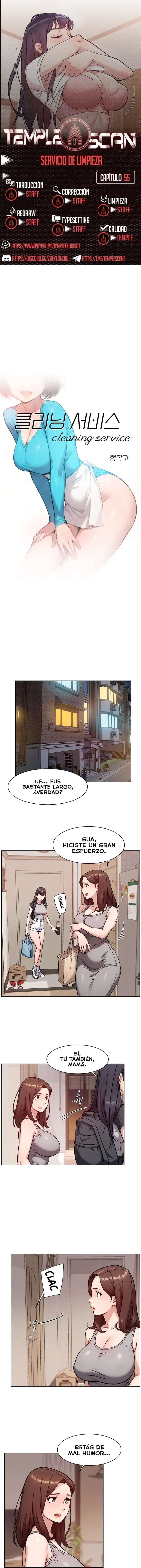 Servicio de limpieza capítulo 55 página 1