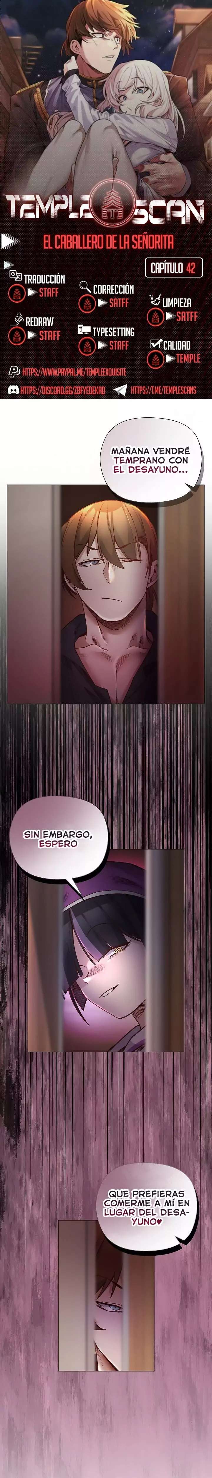 El caballero de la joven dama capítulo 42 página 1