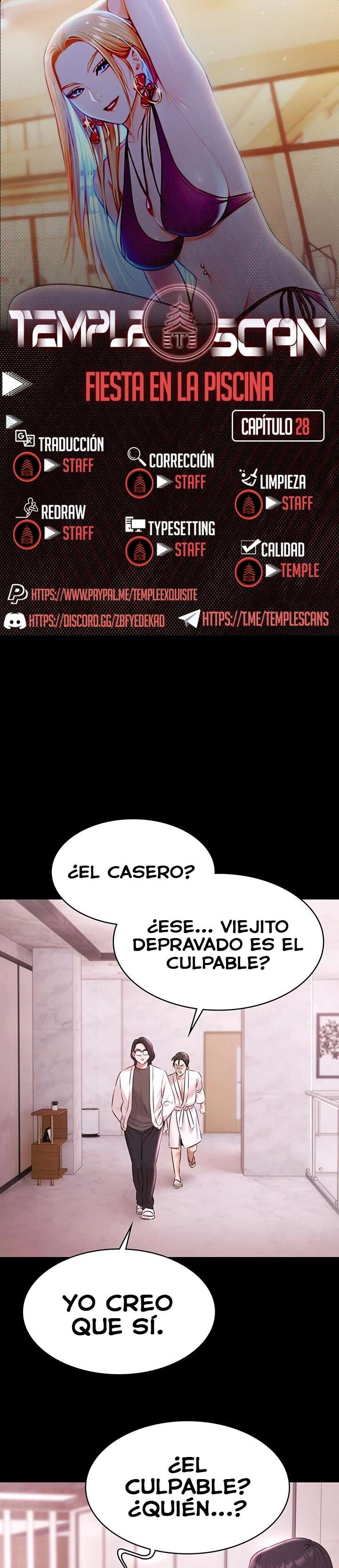 Fiesta en la Piscina capítulo 28 página 1
