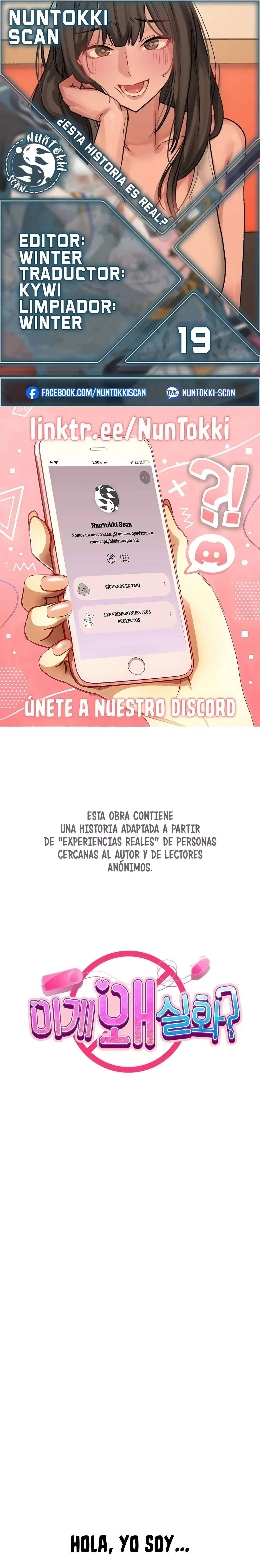 Esta Historia es Real capítulo 19 página 1