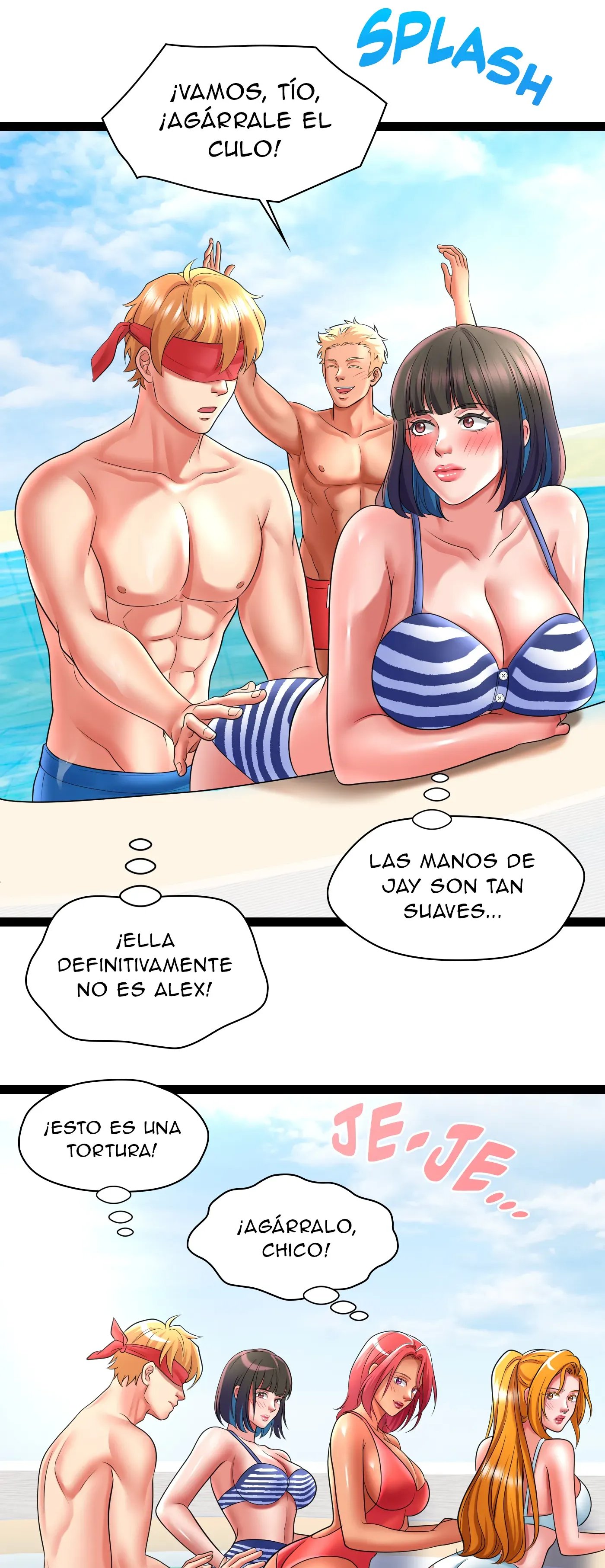 Vacaciones De Primavera Con Hermanastra (Sin censura) capítulo 12 página 27