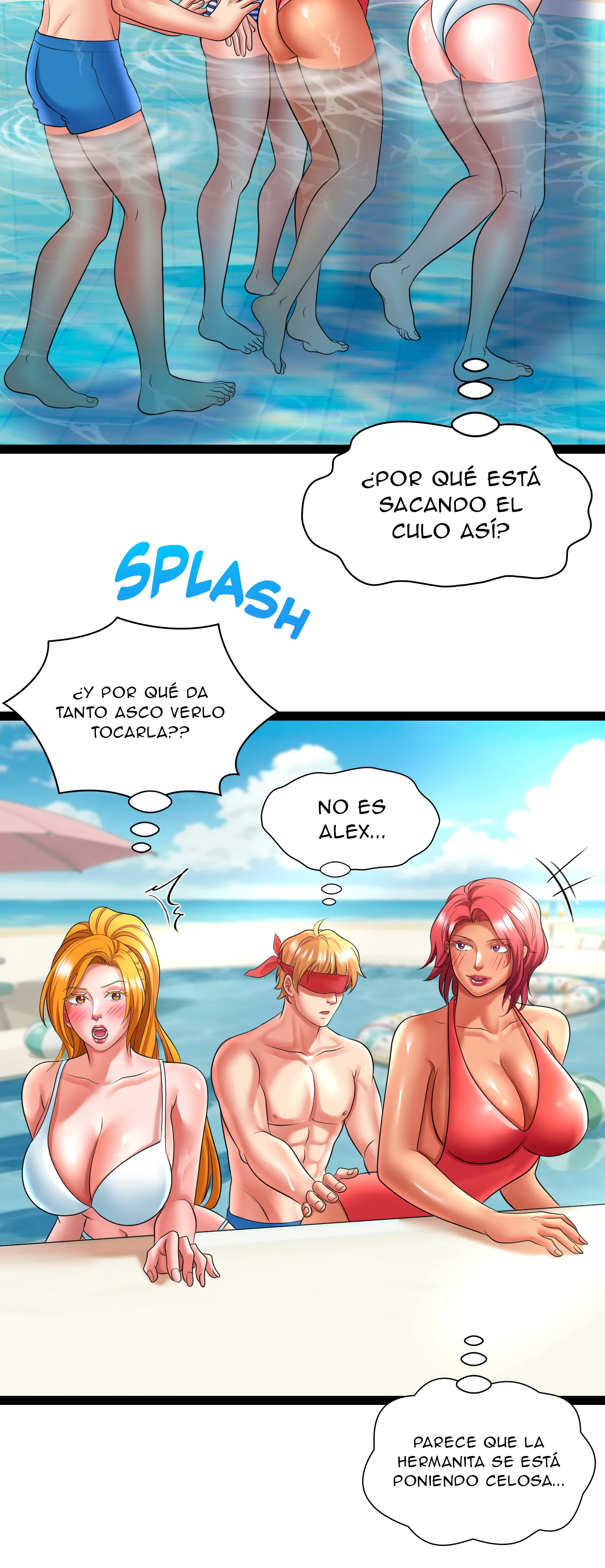 Vacaciones De Primavera Con Hermanastra (Sin censura) capítulo 12 página 28