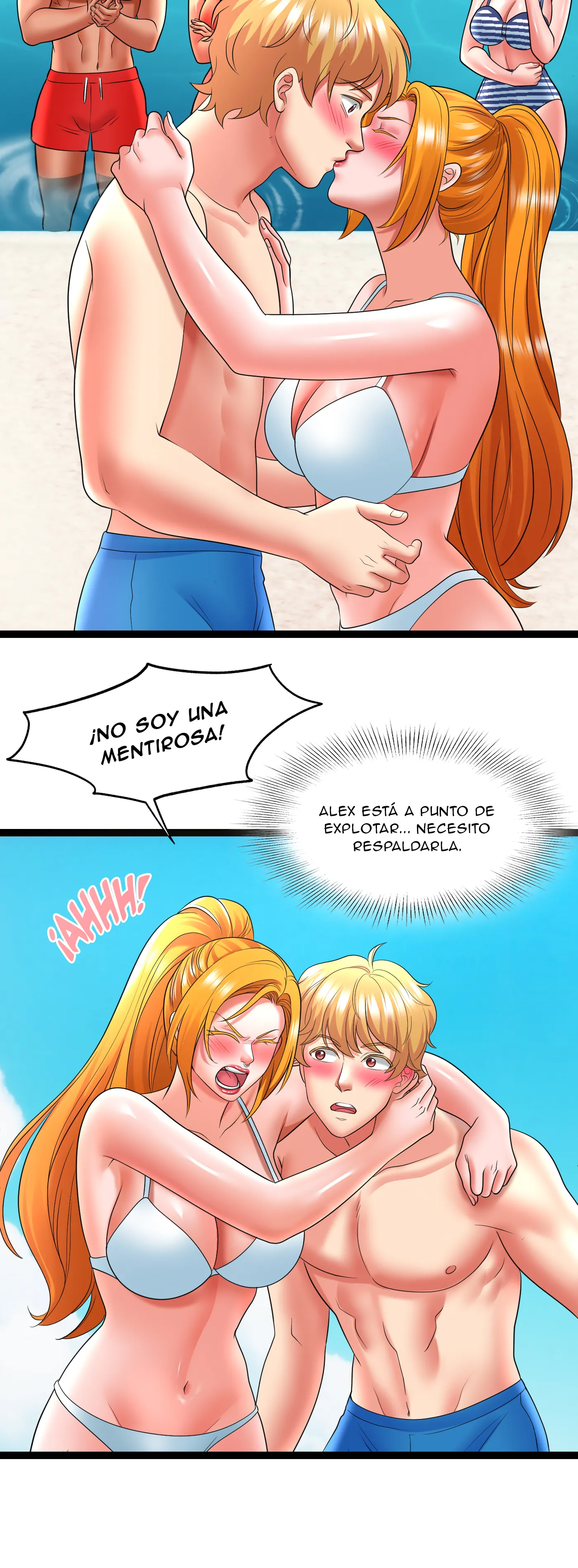 Vacaciones De Primavera Con Hermanastra (Sin censura) capítulo 13 página 16