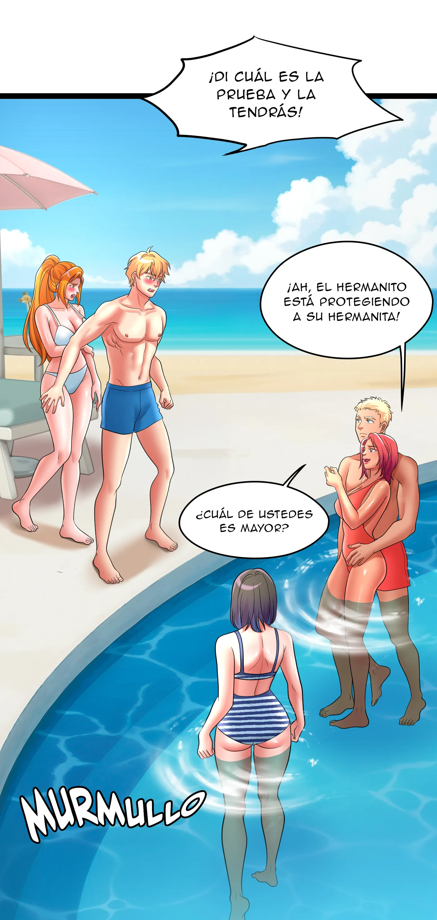 Vacaciones De Primavera Con Hermanastra (Sin censura) capítulo 13 página 17