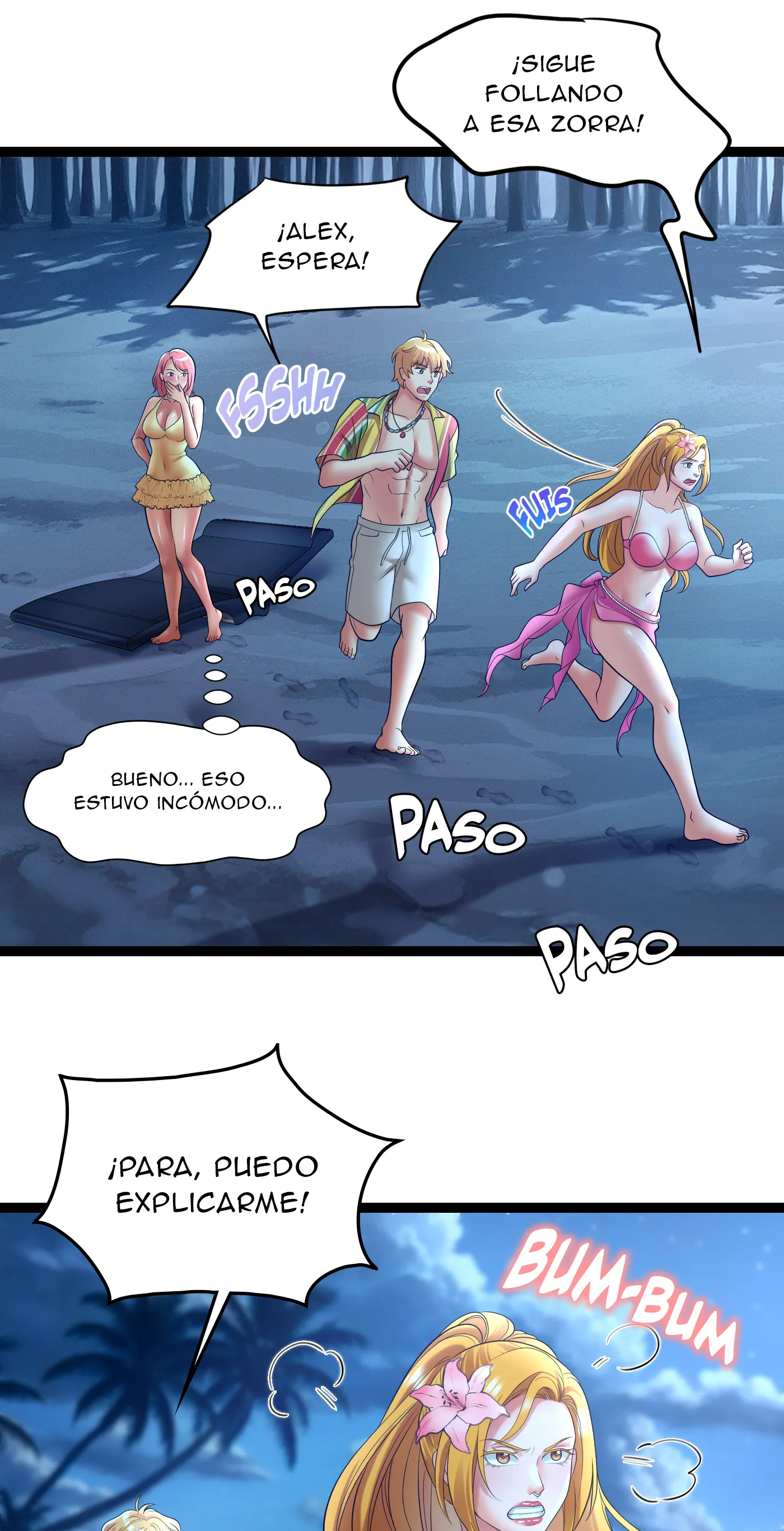 Vacaciones De Primavera Con Hermanastra (Sin censura) capítulo 14 página 27