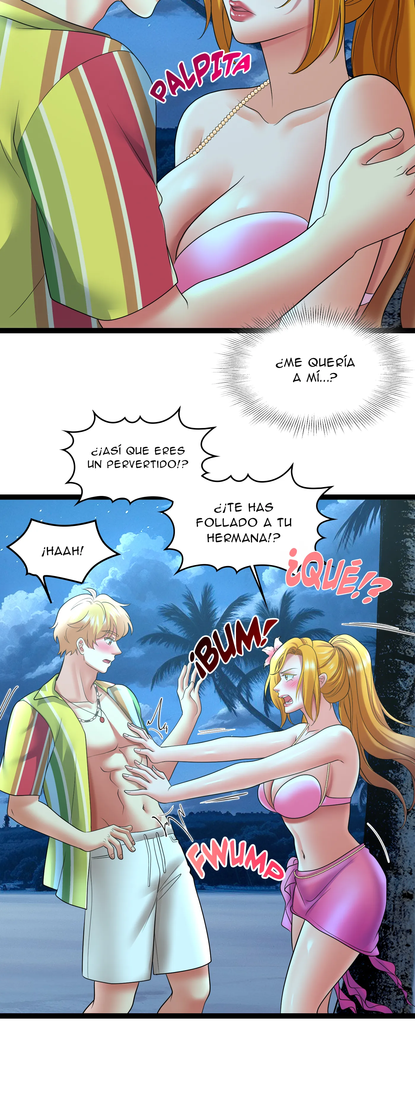 Vacaciones De Primavera Con Hermanastra (Sin censura) capítulo 14 página 31