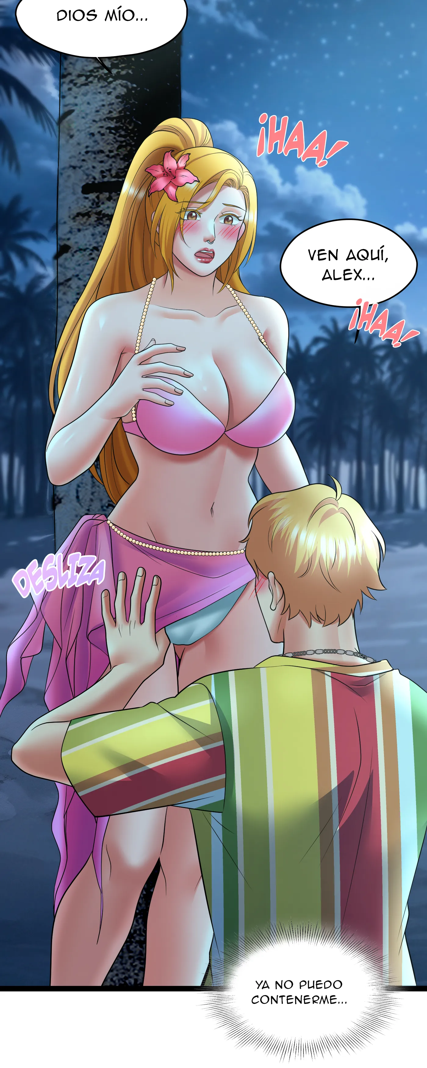 Vacaciones De Primavera Con Hermanastra (Sin censura) capítulo 14 página 33