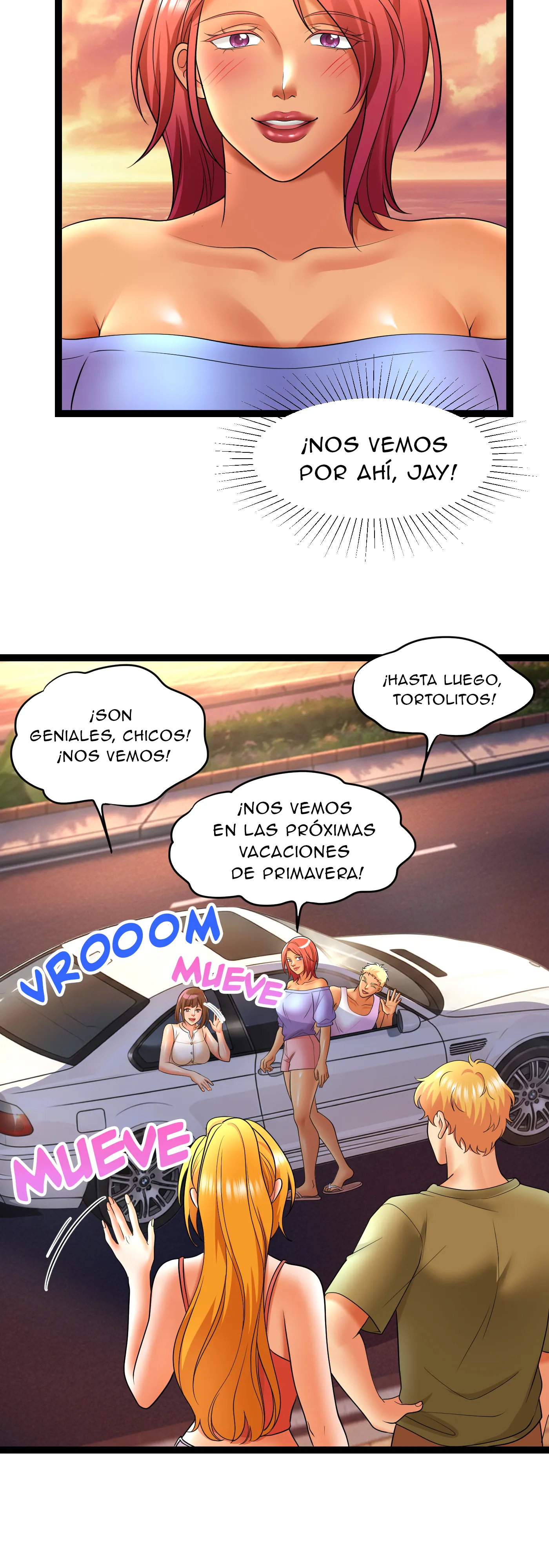 Vacaciones De Primavera Con Hermanastra (Sin censura) capítulo 15 página 38