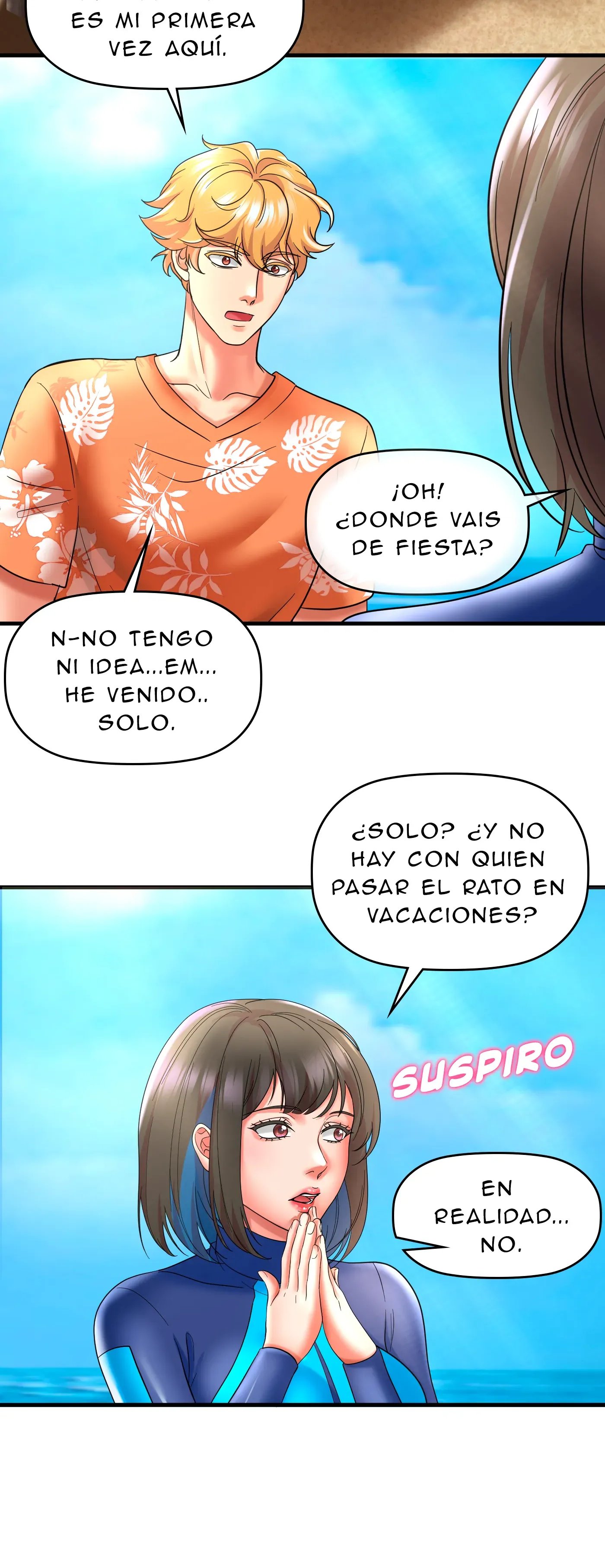 Vacaciones De Primavera Con Hermanastra (Sin censura) capítulo 2 página 18