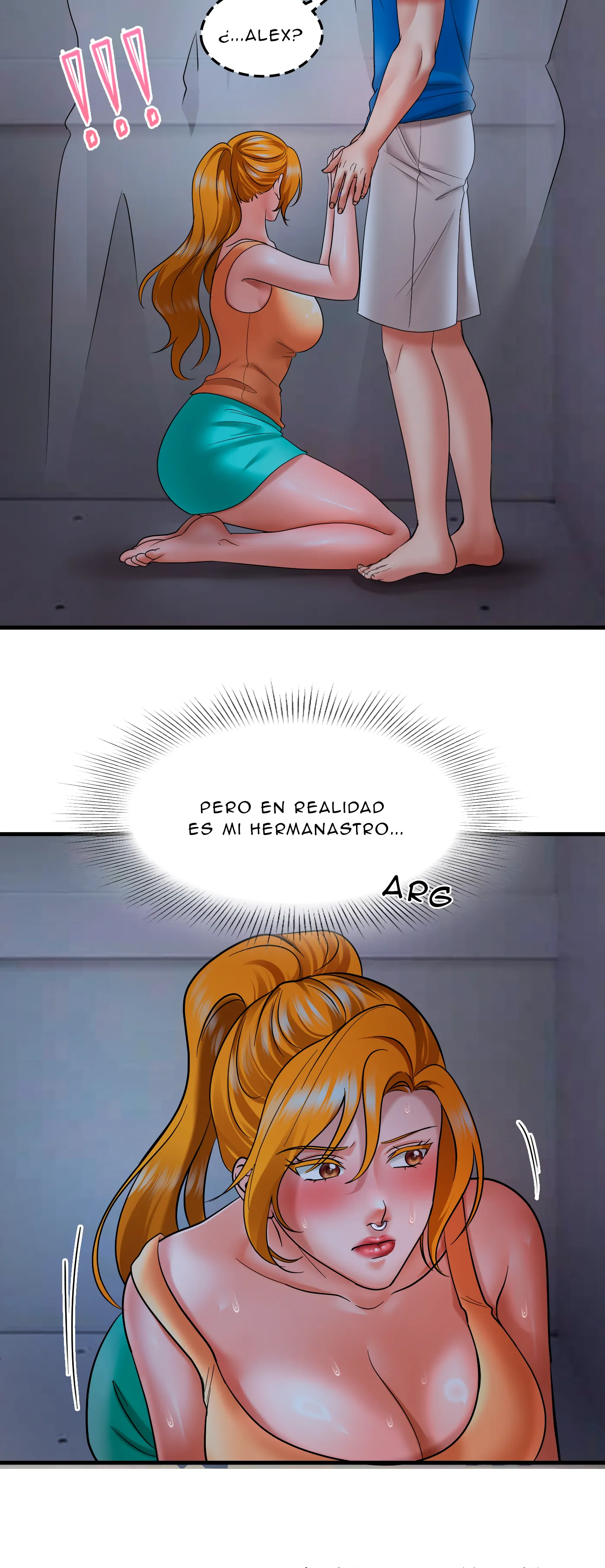 Vacaciones De Primavera Con Hermanastra (Sin censura) capítulo 4 página 44