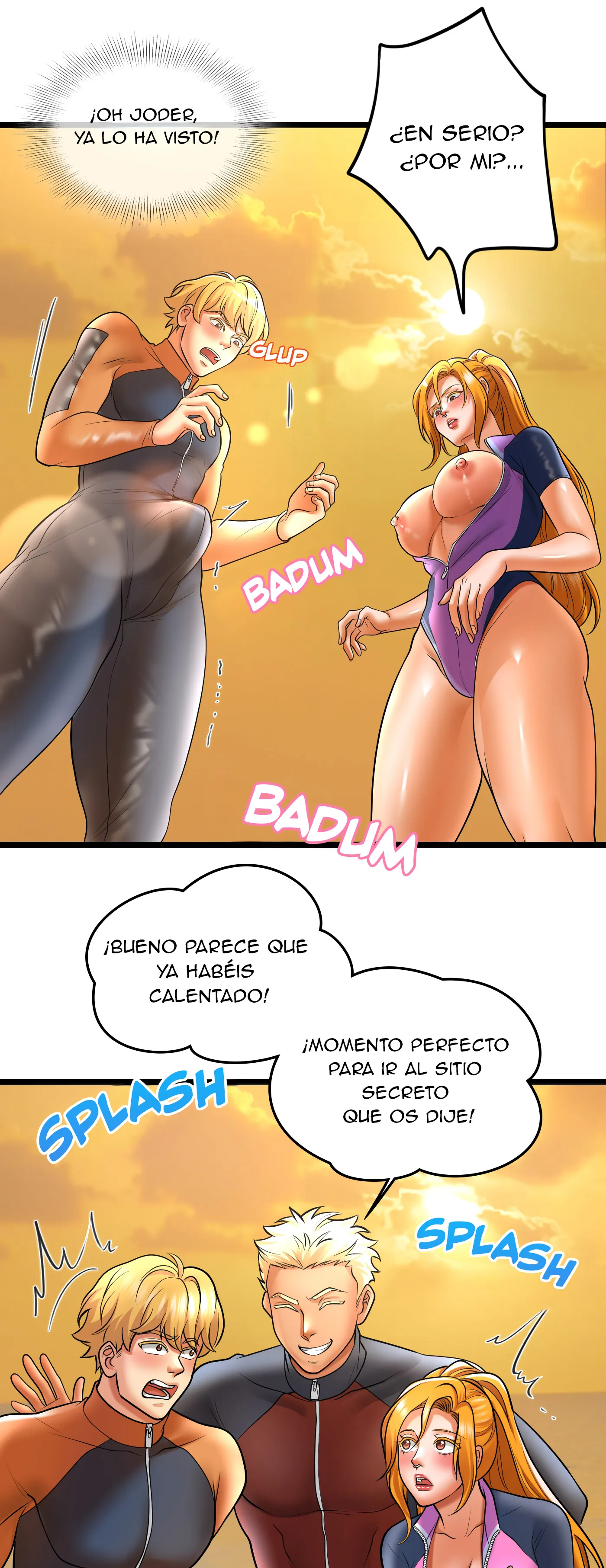 Vacaciones De Primavera Con Hermanastra (Sin censura) capítulo 8 página 23